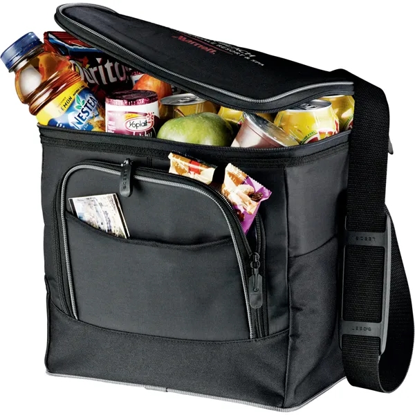 8.5" x 11" x 11.5" cooler with a pocket and shoulder... from ASI 66887 PCNA / Leeds