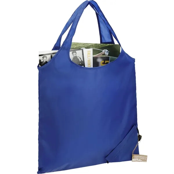 15.5" x 15" foldable shopping tote made of recycled PET material.... from ASI 66887 PCNA / Bullet
