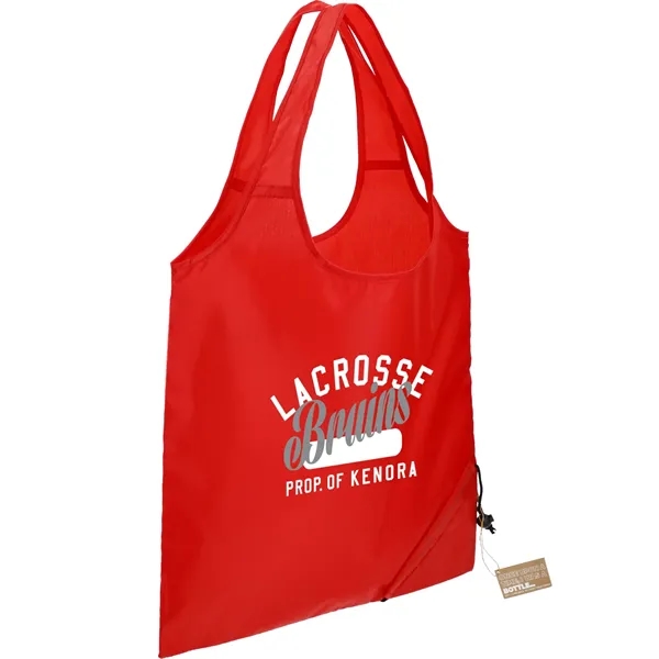 15.5" x 15" foldable shopping tote made of recycled PET material.... from ASI 66887 PCNA / Bullet