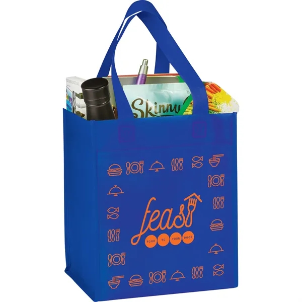 8" x 12" x 10.5" grocery tote bag with 8.5" handle... from ASI 66887 PCNA / Bullet