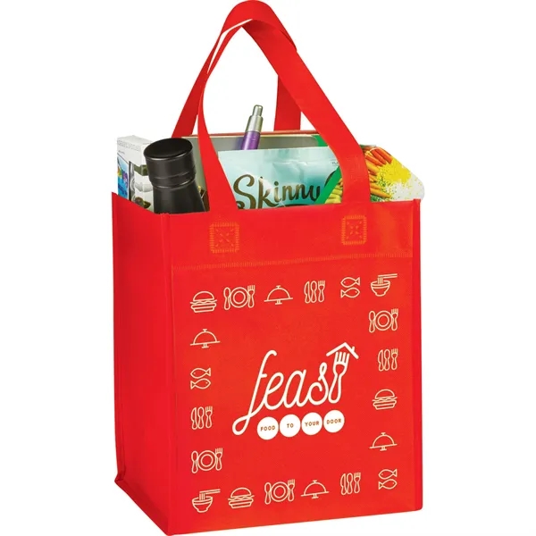 8" x 12" x 10.5" grocery tote bag with 8.5" handle... from ASI 66887 PCNA / Bullet