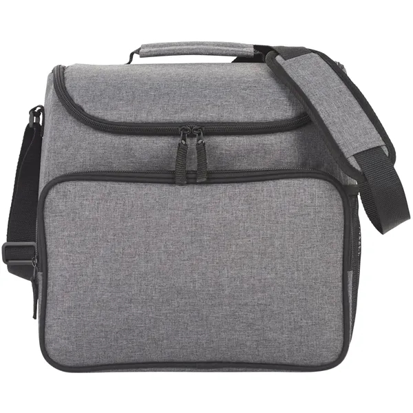 24-can capacity cooler with padded shoulder straps and PEVA-lined interior.... from ASI 66887 PCNA / Bullet