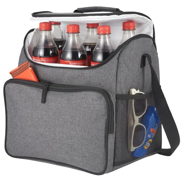 24-can capacity cooler with padded shoulder straps and PEVA-lined interior.... from ASI 66887 PCNA / Bullet