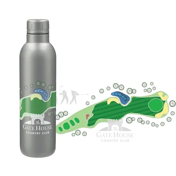 17 oz. stainless steel bottle with double wall vacuum insulation and... from ASI 66887 PCNA / Leeds