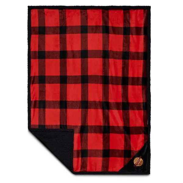 50" x 60" blanket with a buffalo plaid pattern... from ASI 66887 PCNA / Leeds