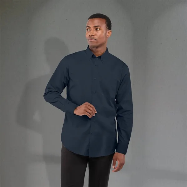 Men's long-sleeve woven dress shirt with left-chest pocket.... from ASI 66887 PCNA / Trimark