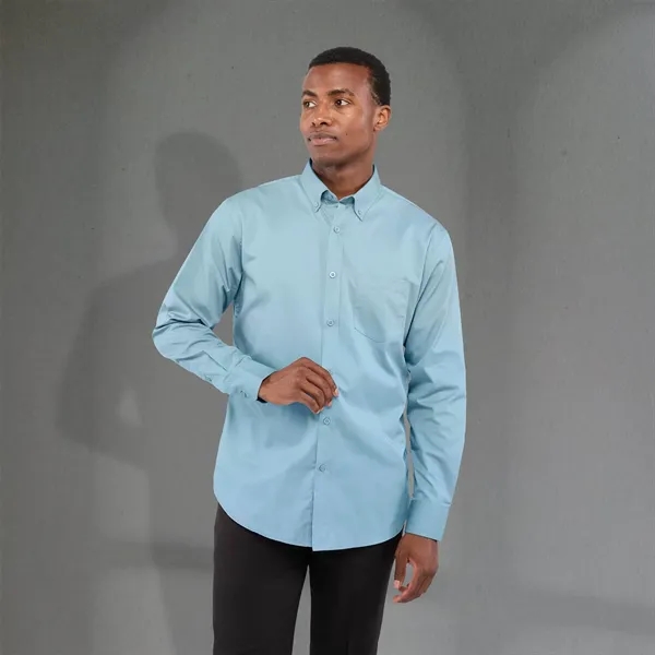 Men's long-sleeve woven dress shirt with left-chest pocket.... from ASI 66887 PCNA / Trimark