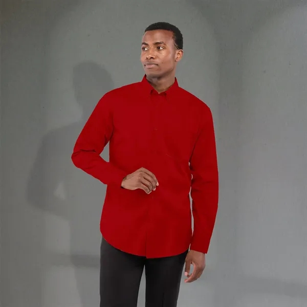 Men's long-sleeve woven dress shirt with left-chest pocket.... from ASI 66887 PCNA / Trimark
