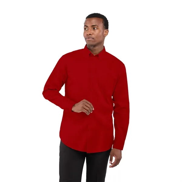 Men's long-sleeve woven dress shirt with left-chest pocket.... from ASI 66887 PCNA / Trimark