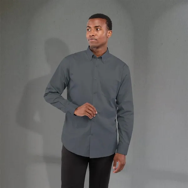 Men's long-sleeve woven dress shirt with left-chest pocket.... from ASI 66887 PCNA / Trimark