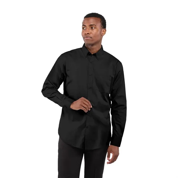 Men's long-sleeve woven dress shirt with left-chest pocket.... from ASI 66887 PCNA / Trimark