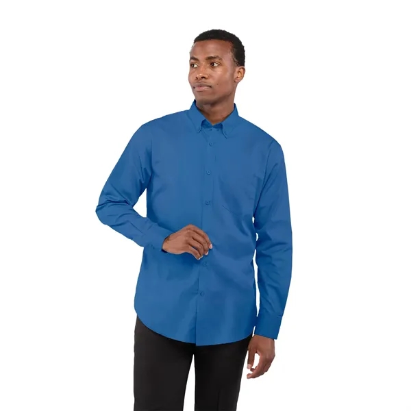 Men's long-sleeve woven dress shirt with left-chest pocket.... from ASI 66887 PCNA / Trimark