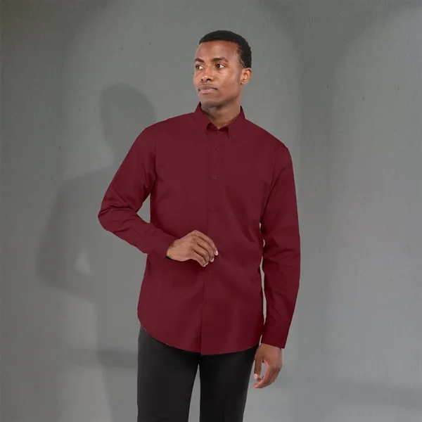 Men's long-sleeve woven dress shirt with left-chest pocket.... from ASI 66887 PCNA / Trimark