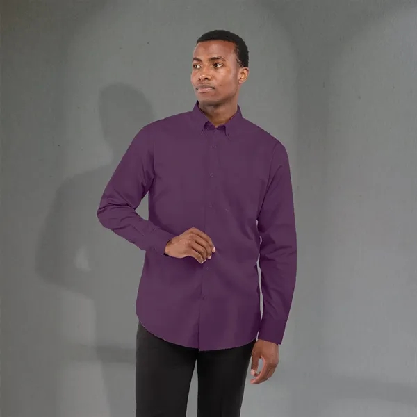 Men's long-sleeve woven dress shirt with left-chest pocket.... from ASI 66887 PCNA / Trimark