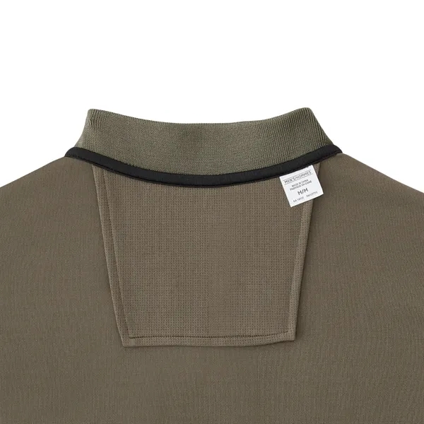 Men's short sleeve polo shirt with button placket and moisture wicking... from ASI 66887 PCNA / Trimark