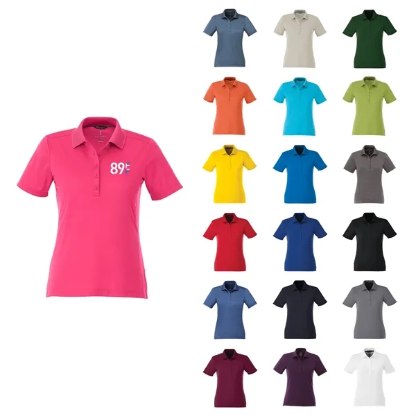 Women's short sleeve polo with wicking finish, UV protection and snag-resistance.... from ASI 66887 PCNA / Trimark