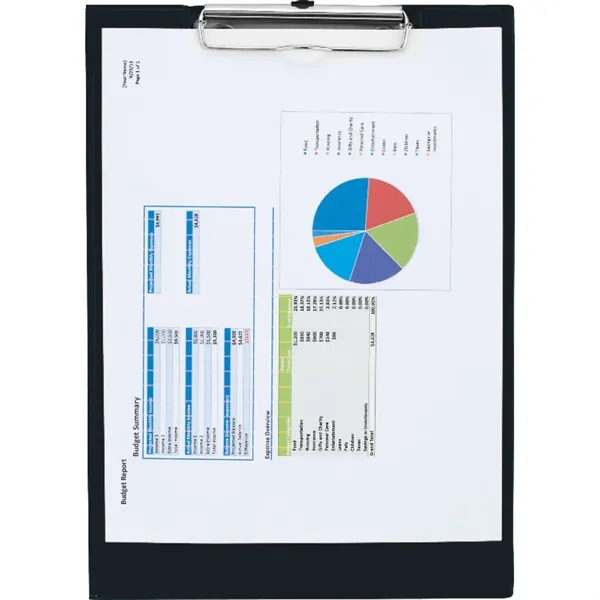 Clipboard with interior document pocket and refillable 30-sheet notepad.... from ASI 66887 PCNA / Bullet