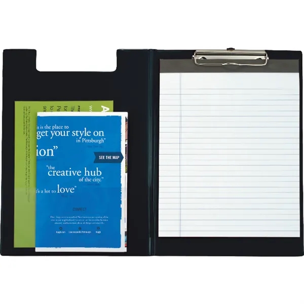 Clipboard with interior document pocket and refillable 30-sheet notepad.... from ASI 66887 PCNA / Bullet