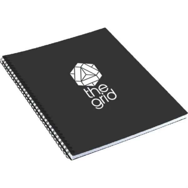 8,5" x 11" spiral bound notebook with 80 ruled white sheets... from ASI 66887 PCNA / Bullet