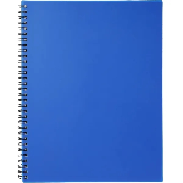 8,5" x 11" spiral bound notebook with 80 ruled white sheets... from ASI 66887 PCNA / Bullet