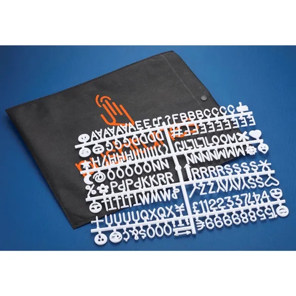 13" x 11" pouch with letters for display boards... from ASI 66887 PCNA / Bullet