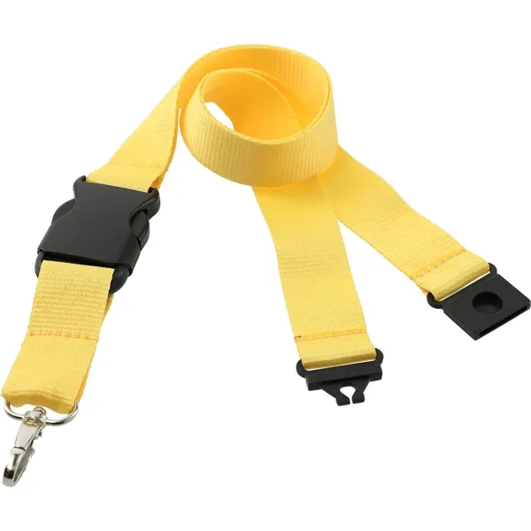 20" x 1" lanyard with breakaway neck clip and detachable plastic... from ASI 66887 PCNA / Bullet