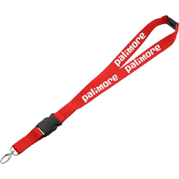 20" x 1" lanyard with breakaway neck clip and detachable plastic... from ASI 66887 PCNA / Bullet