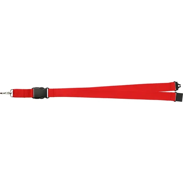 20" x 1" lanyard with breakaway neck clip and detachable plastic... from ASI 66887 PCNA / Bullet