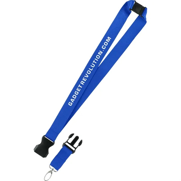 20" x 1" lanyard with breakaway neck clip and detachable plastic... from ASI 66887 PCNA / Bullet