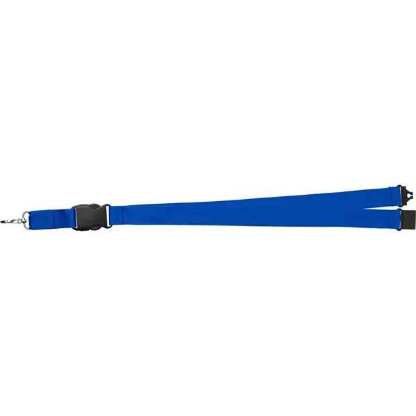 20" x 1" lanyard with breakaway neck clip and detachable plastic... from ASI 66887 PCNA / Bullet
