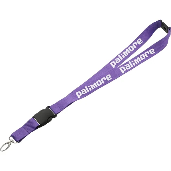 20" x 1" lanyard with breakaway neck clip and detachable plastic... from ASI 66887 PCNA / Bullet