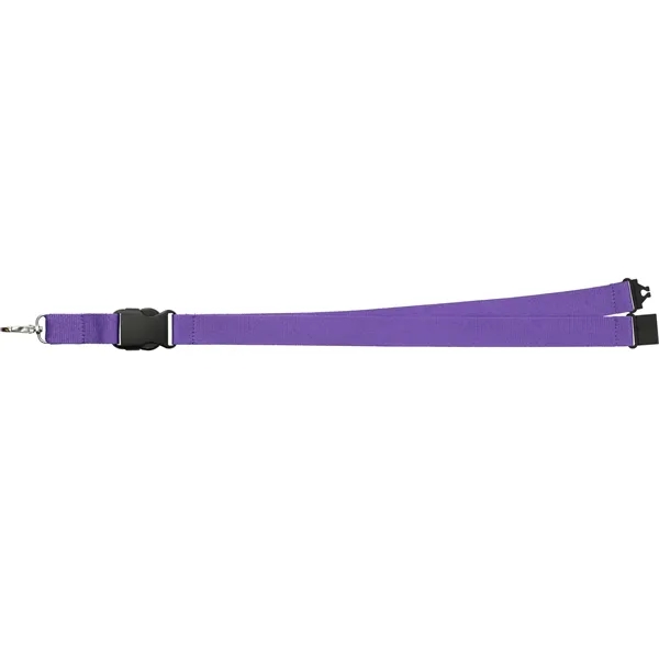 20" x 1" lanyard with breakaway neck clip and detachable plastic... from ASI 66887 PCNA / Bullet