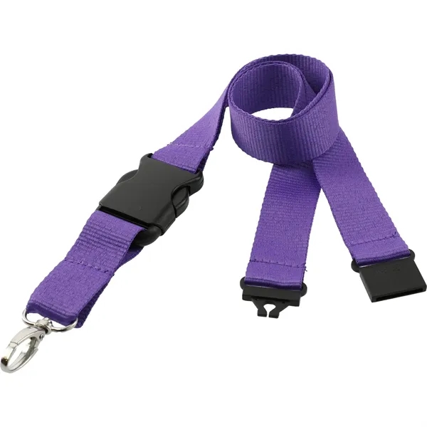 20" x 1" lanyard with breakaway neck clip and detachable plastic... from ASI 66887 PCNA / Bullet