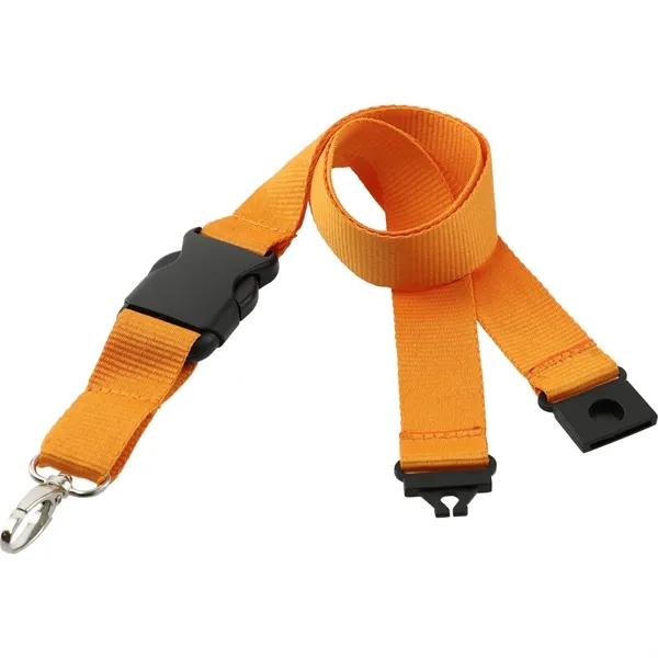 20" x 1" lanyard with breakaway neck clip and detachable plastic... from ASI 66887 PCNA / Bullet
