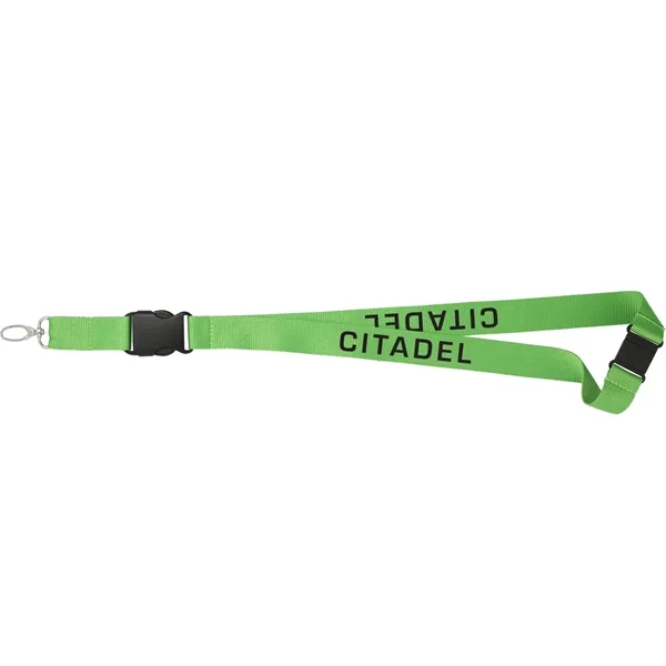 20" x 1" lanyard with breakaway neck clip and detachable plastic... from ASI 66887 PCNA / Bullet