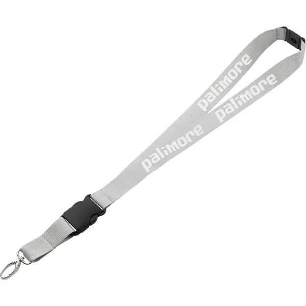 20" x 1" lanyard with breakaway neck clip and detachable plastic... from ASI 66887 PCNA / Bullet
