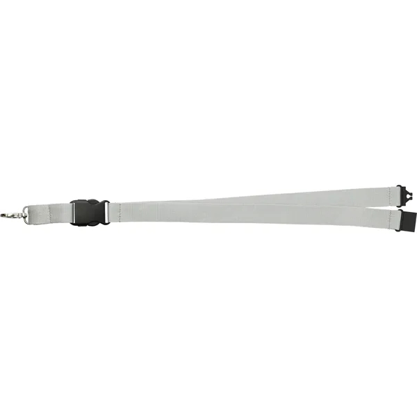20" x 1" lanyard with breakaway neck clip and detachable plastic... from ASI 66887 PCNA / Bullet