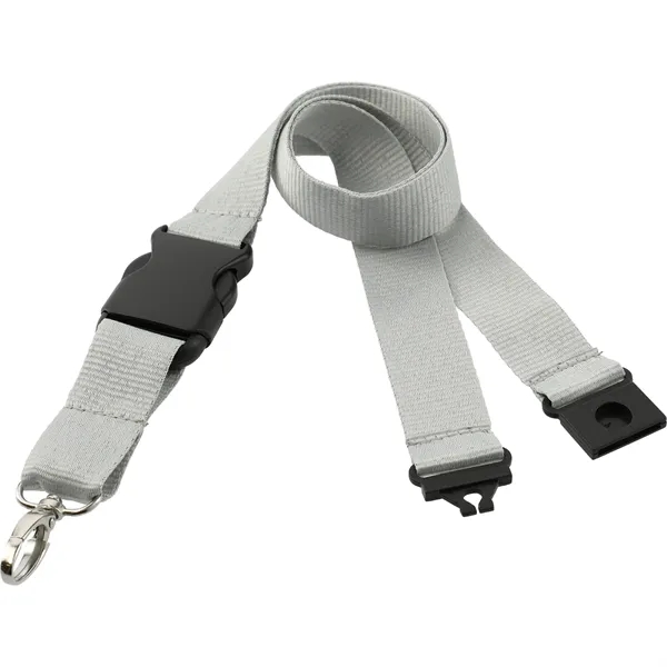 20" x 1" lanyard with breakaway neck clip and detachable plastic... from ASI 66887 PCNA / Bullet