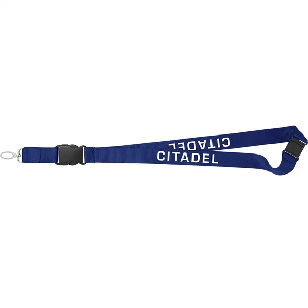 20" x 1" lanyard with breakaway neck clip and detachable plastic... from ASI 66887 PCNA / Bullet