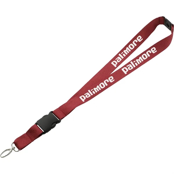 20" x 1" lanyard with breakaway neck clip and detachable plastic... from ASI 66887 PCNA / Bullet