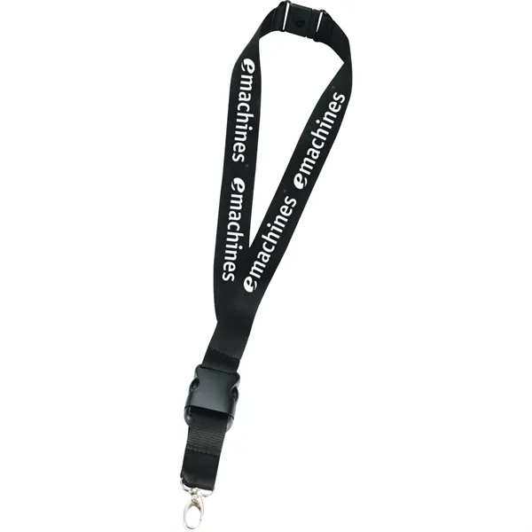 20" x 1" lanyard with breakaway neck clip and detachable plastic... from ASI 66887 PCNA / Bullet