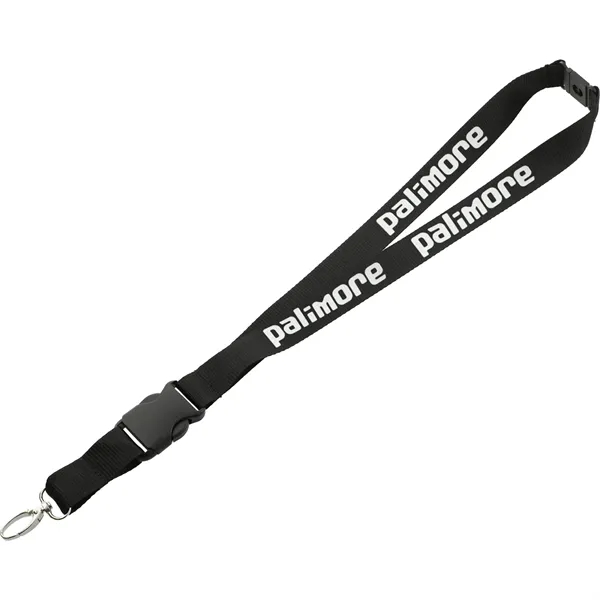 20" x 1" lanyard with breakaway neck clip and detachable plastic... from ASI 66887 PCNA / Bullet