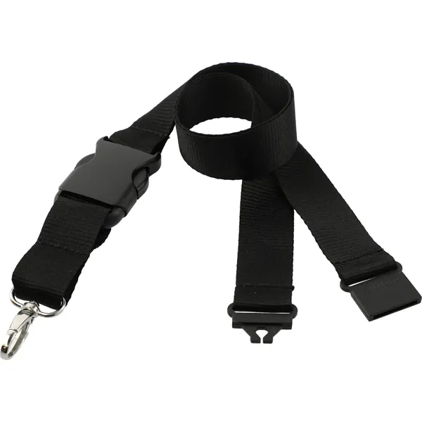 20" x 1" lanyard with breakaway neck clip and detachable plastic... from ASI 66887 PCNA / Bullet