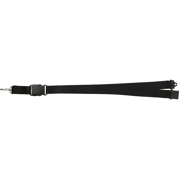 20" x 1" lanyard with breakaway neck clip and detachable plastic... from ASI 66887 PCNA / Bullet
