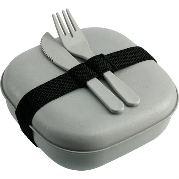 3" x 6.5" x 6.5" container with utensils... from ASI 66887 PCNA / Bullet