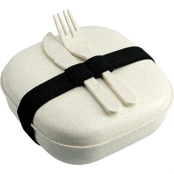 3" x 6.5" x 6.5" container with utensils... from ASI 66887 PCNA / Bullet