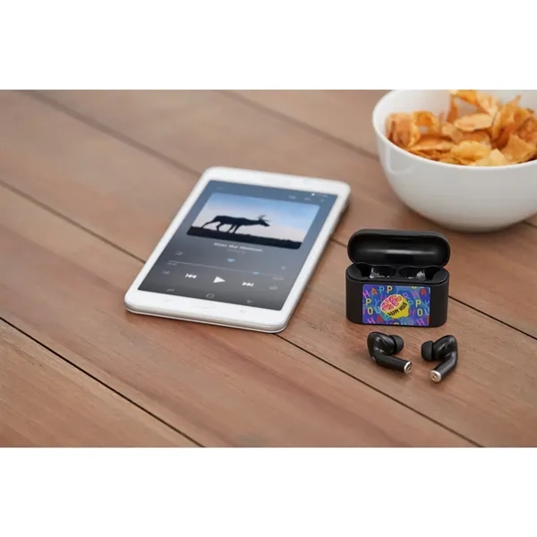 0.95" x 2.55" x 2.12" charging case with wireless earbuds... from ASI 66887 PCNA / Leed’s