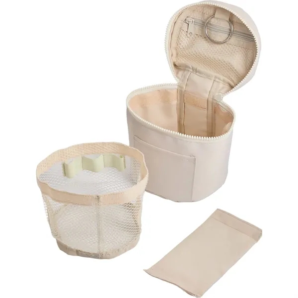 Wellable Recycled Round Travel Case... from ASI 66887 PCNA / Leeds