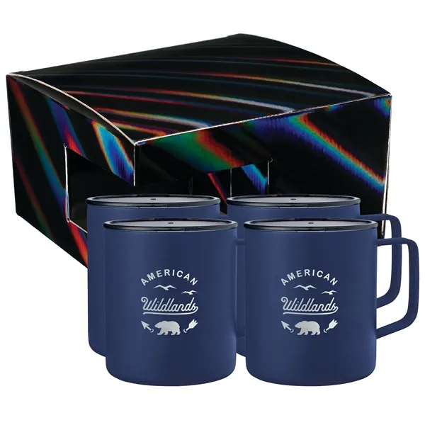 4.92" x 7.85" x 4.92" set of four 14oz mugs... from ASI 66887 PCNA / Leeds