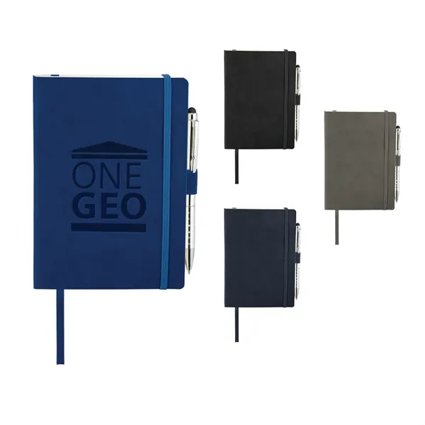 Soft bound 5" x 7" journal with ballpoint/stylus pen and 80... from ASI 66887 PCNA / Leeds